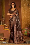Anshika Satin Saroski Vol 1 By Saroj Fancy Traditional Satin Silk Saree Online Wholesale